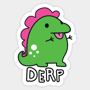 Derpy Dino Sticker